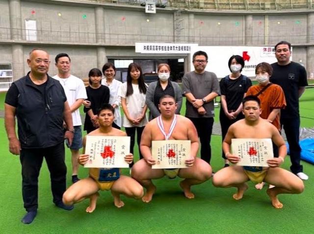高校総体相撲2冠達成の崎山さん、SAGA2024国民スポーツ大会少年の部に県代表で出場決定！